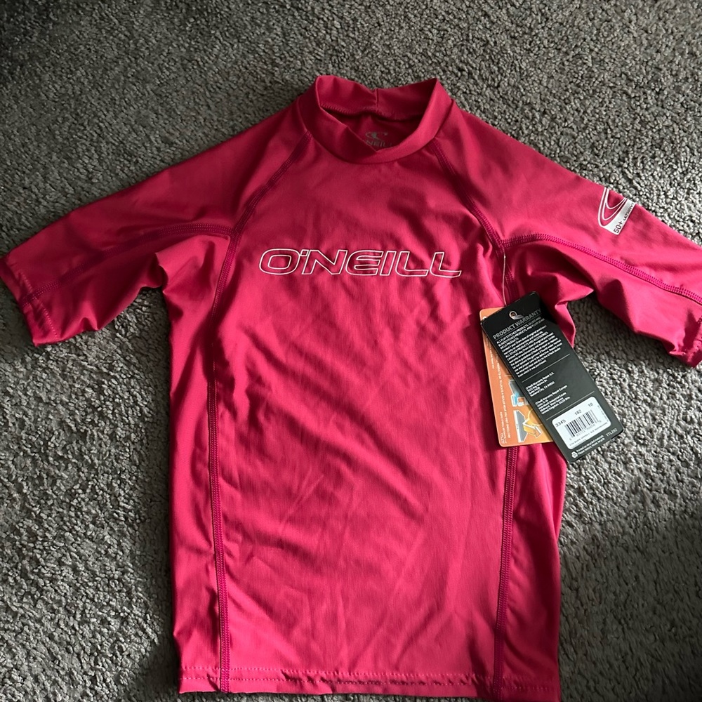 New with tags O’Neill ultraviolet protection shirt  girls size 10